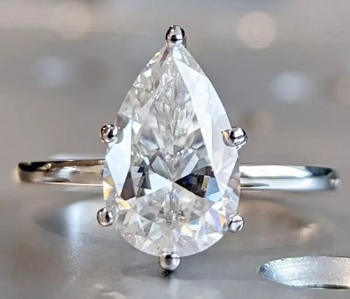 Pear cut white - ct,