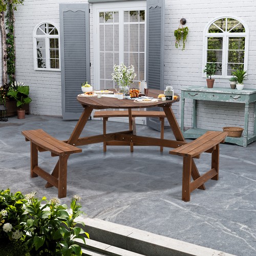 Seater vintage wooden pub - wooden,
