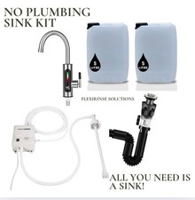 No Plumbing Sink kit Electric Hot Water Tap High End Waterpump