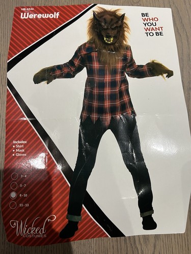 Kids werewolf costume with - kids,