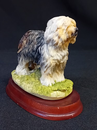 Old english sheepdog - old, resin