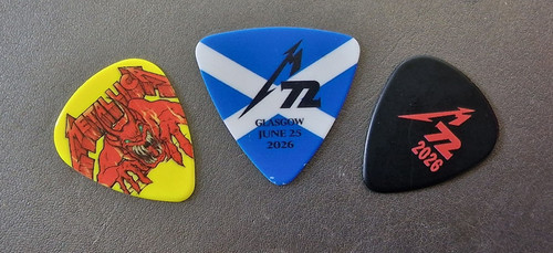 Metallica guitar picks m72 - guitar,