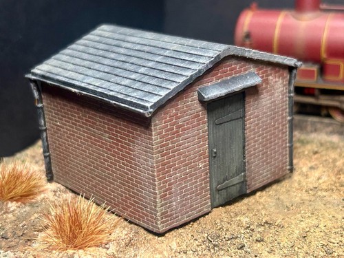 Gauge brick store building - store,