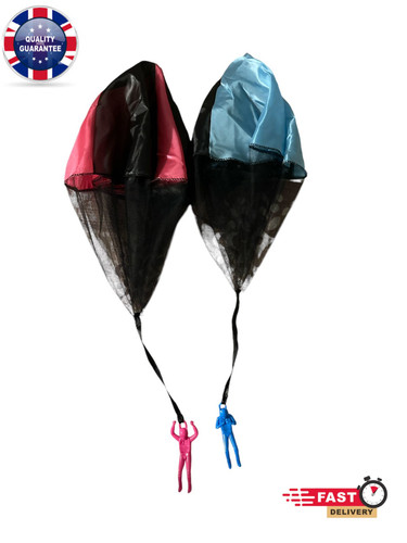 Kids play parachute toy - play,