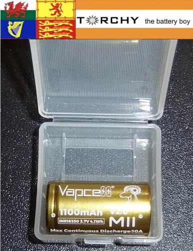 Vapcell m11 10a 18350 1100mah - 18350,