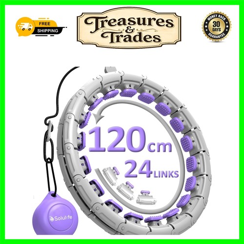 Durable purple hula hoop with - purple,