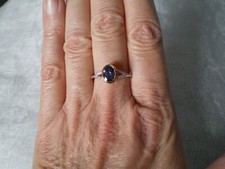 AA Tanzanite solitaire ring