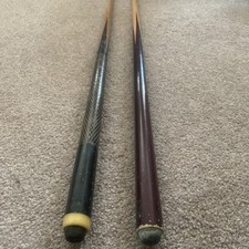 Pair of Vintage Snooker Cues