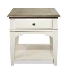 Solid Wood End Table with