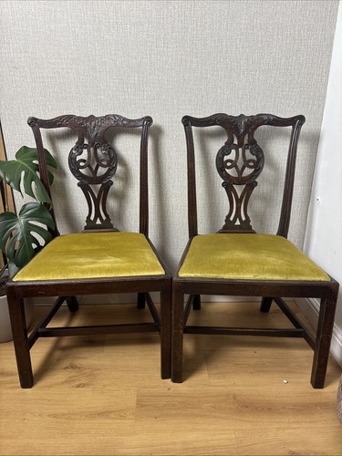 Pair antique chippendale - antique,