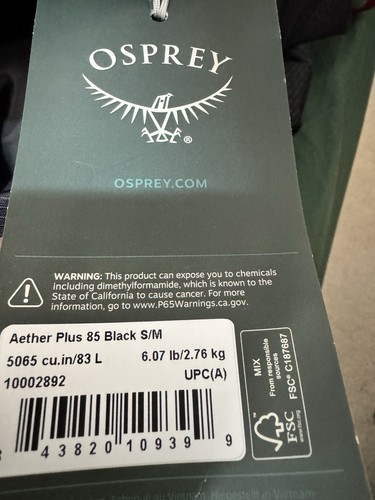 Osprey backpack aether plus - backpack,