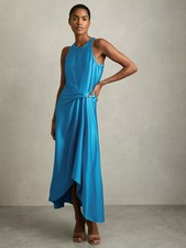 Reiss Micah Drape Maxi Dress