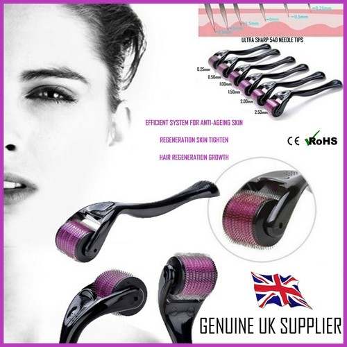 Derma skin roller - 540, titanium