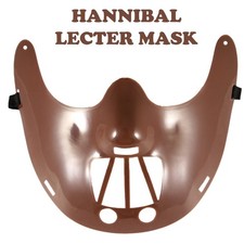 Hannibal Lecter Mask Horror Silence of the Lambs Costume Fancy Dress Accessory