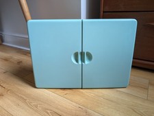 1960's turquoise Italian bathroom/ medicine cabinet By CM Torino