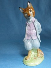 Beswick Beatrix Potter  "FOXY WHISKERED GENTLEMAN" Fox BP-2a - 5" VGC Gold Oval