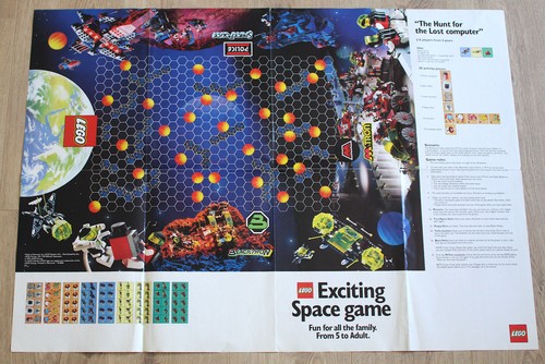 Vintage lego poster 1991 - lego,