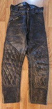 Vintage Langlitz Leather Competition Breeches Motorcycle Pants *READ*