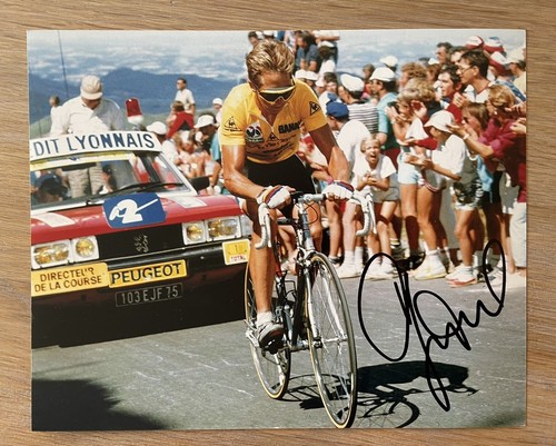 Greg lemond hand signed 10x8 - lemond,
