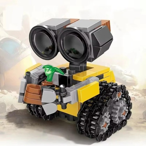 Wall building blocks moc - wall-e,
