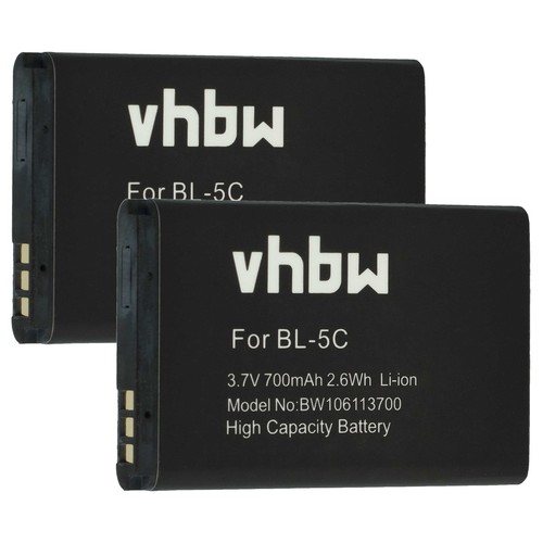 Battery for nokia - 2x,