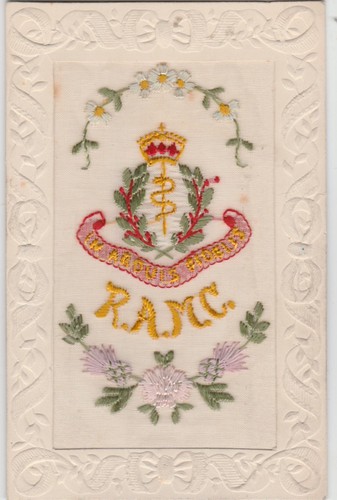 Silk postcard royal army - 1,