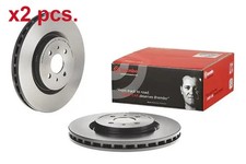 X2 PCS FRONT BRAKE DISC ROTORS