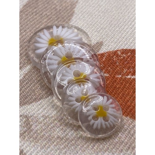 Daisy flower buttons - daisy,