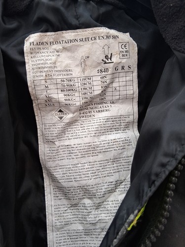 Mens fladen floatation suit - mens,