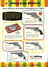 1957 PAPER AD Hubley COLOR Cap