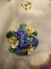 Crown Bone China Brooch 