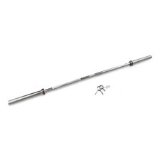 20kg Olympic Barbell – 7ft Chrome Weight Lifting Bar Fits 2" Plates Gym
