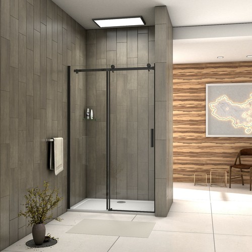 Bathroom sliding shower - bathroom,