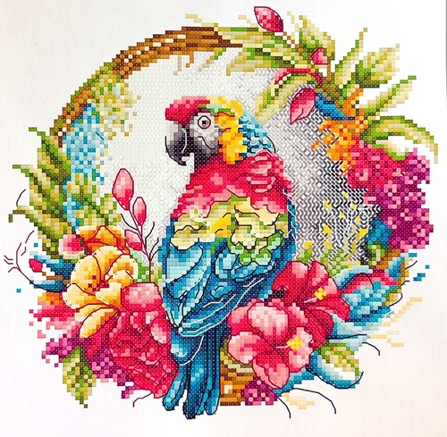 Parrot garland 14 - on,