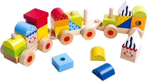 Wooden stacking train - train, 26