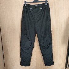 Belstaff Waterproof Textile Motorcycle Trousers Size Men's Medium Black Cordura