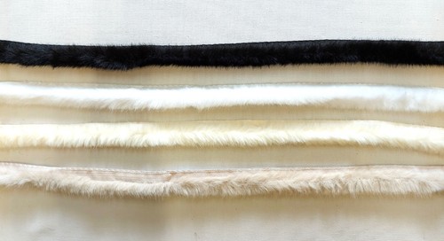Faux fur ribbon edge - fur, trim
