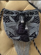 Zara BUCKET BAG WITH BEADING