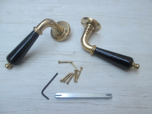 Porcelain lever rose - , on