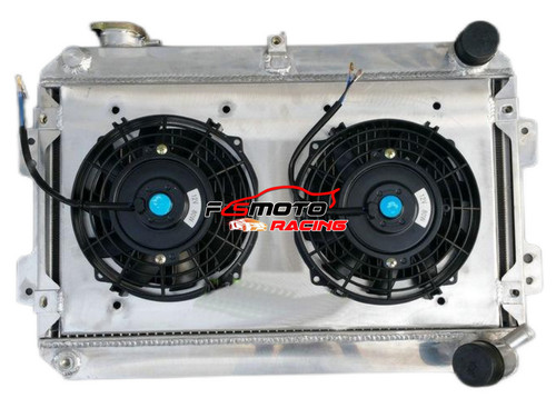 Aluminum radiator shroud fans - aluminum, radiator+shroud+fans
