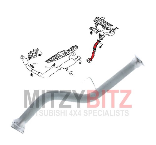 After dpf exhaust pipe - after,