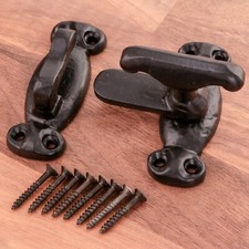 OLD STYLE CUPBOARD CABINET SHOWCASE DOOR CATCH TEE T LATCH LOCK