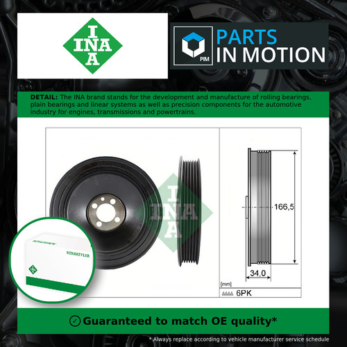 Crankshaft pulley fits - pulley, (tvd)