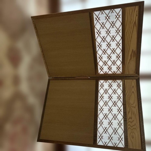 Wooden folding shoji - folding, screen
