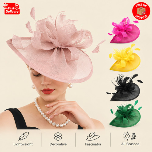 Women feather fascinator hat - women's,