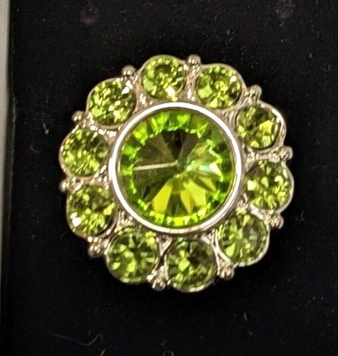 Stock pin magnetic lime green - stock,