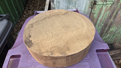 Large english oak bowl - english, blank