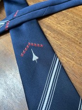Vintage British Airways Concorde BAC Red Arrows Flypast Official Tie by Essex