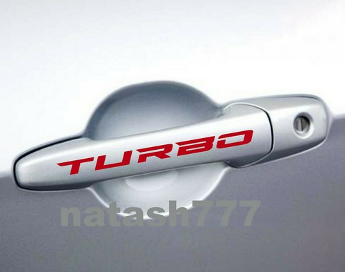 Turbo door handles - vinyl, decal