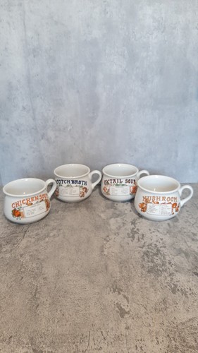 Vintage retro ceramic - retro, soup